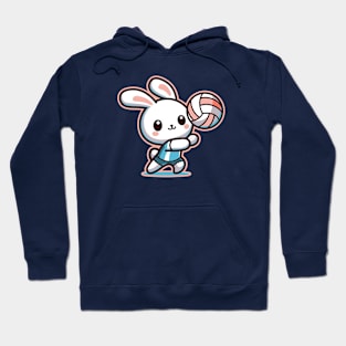 Cute Volleyball Bunny Hoodie